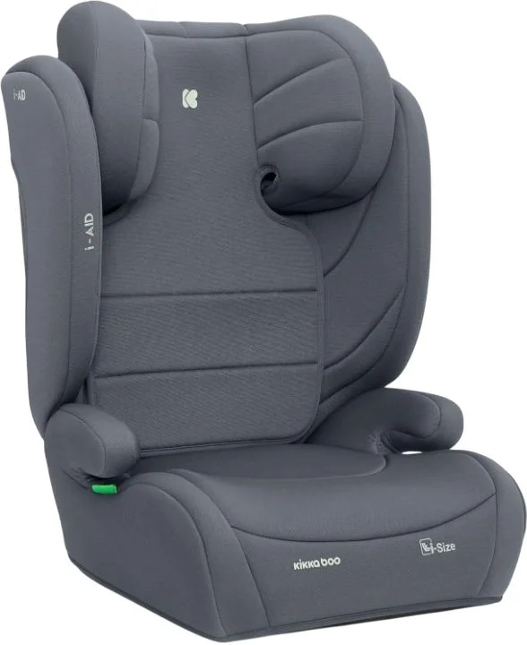 image for Автокресло KikkaBoo i-Aid i-Size Dark Grey, 100-150 см foto