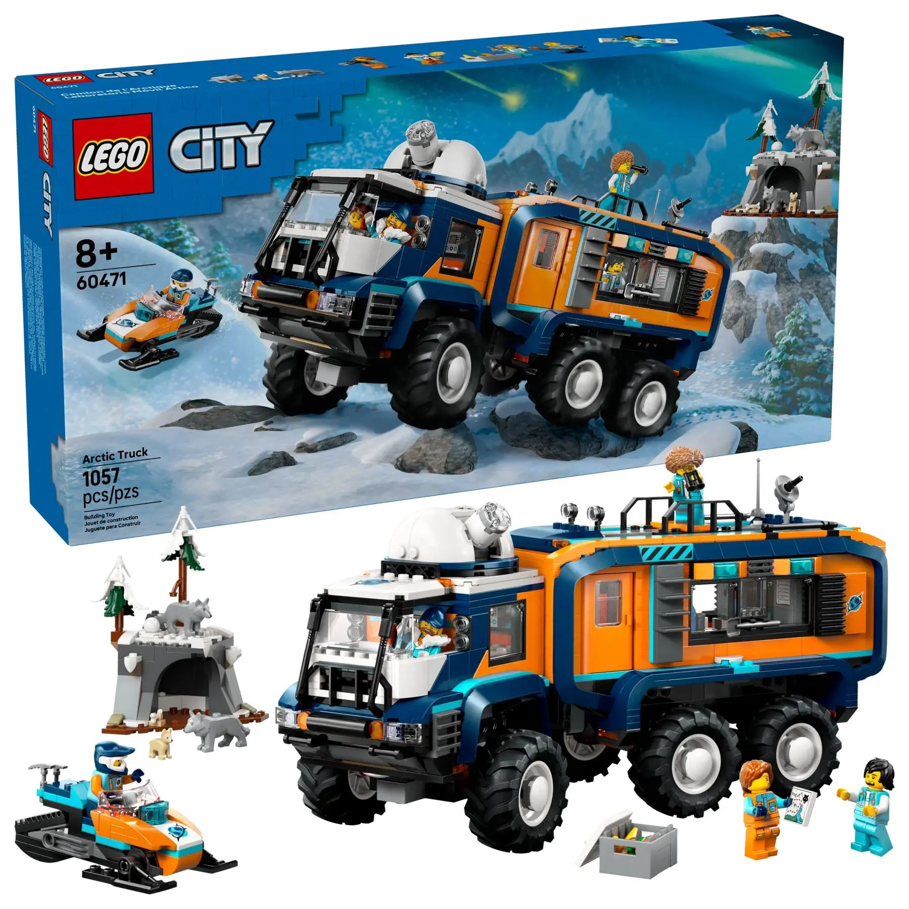 image for LEGO City - Camion laboratorul polar Arctic Explorer Science Lab, 1064 el. foto