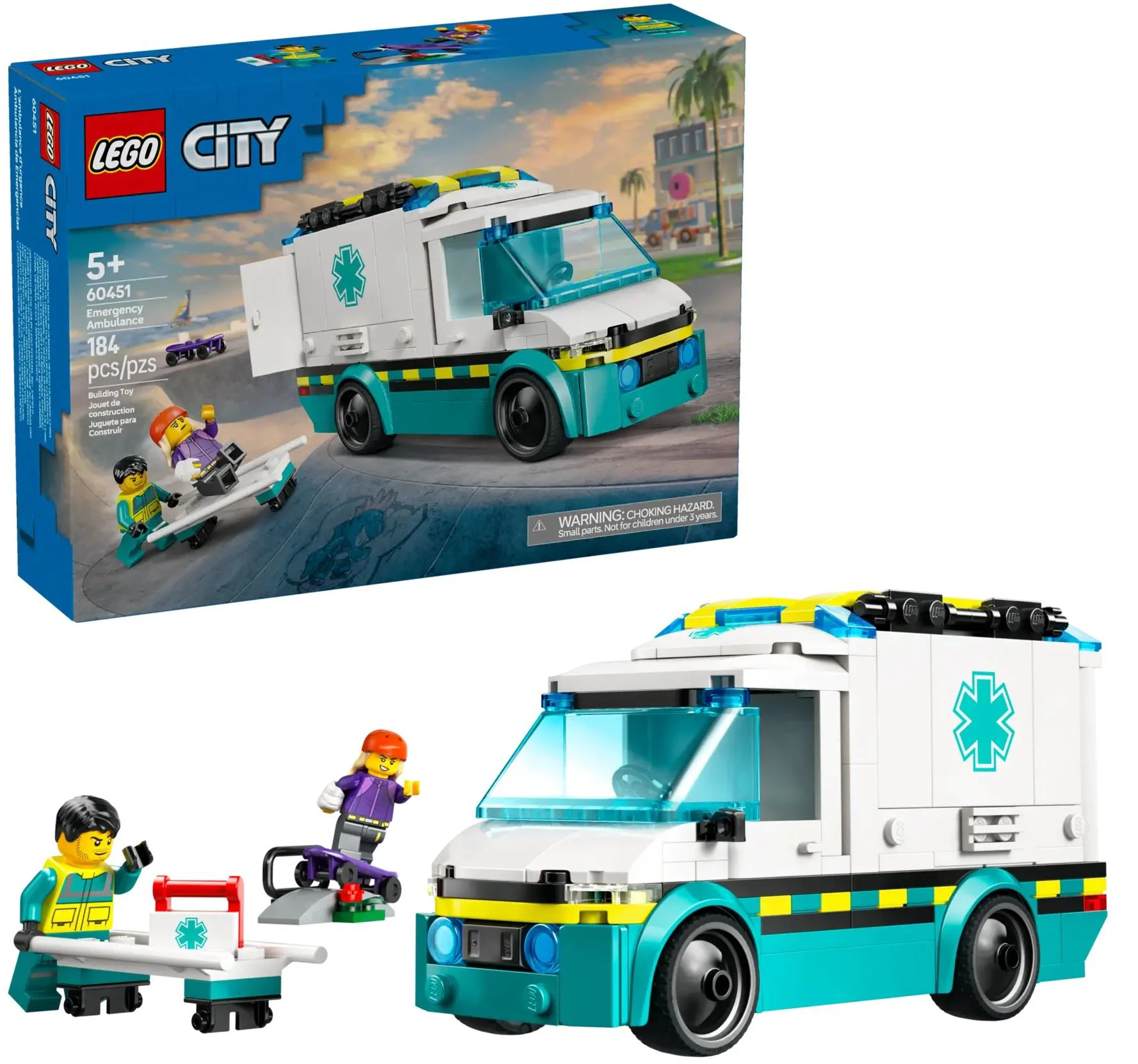 LEGO City - Скорая помощь, 184 эл. foto