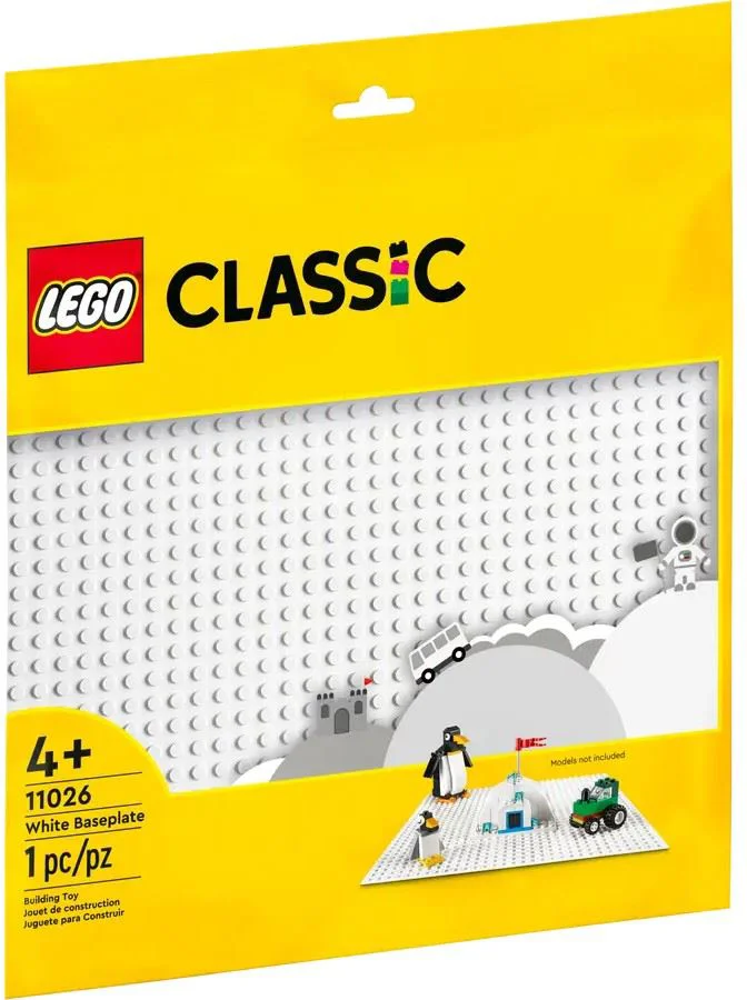 image for LEGO Classic - Placa de baza alba, 25x25 cm foto