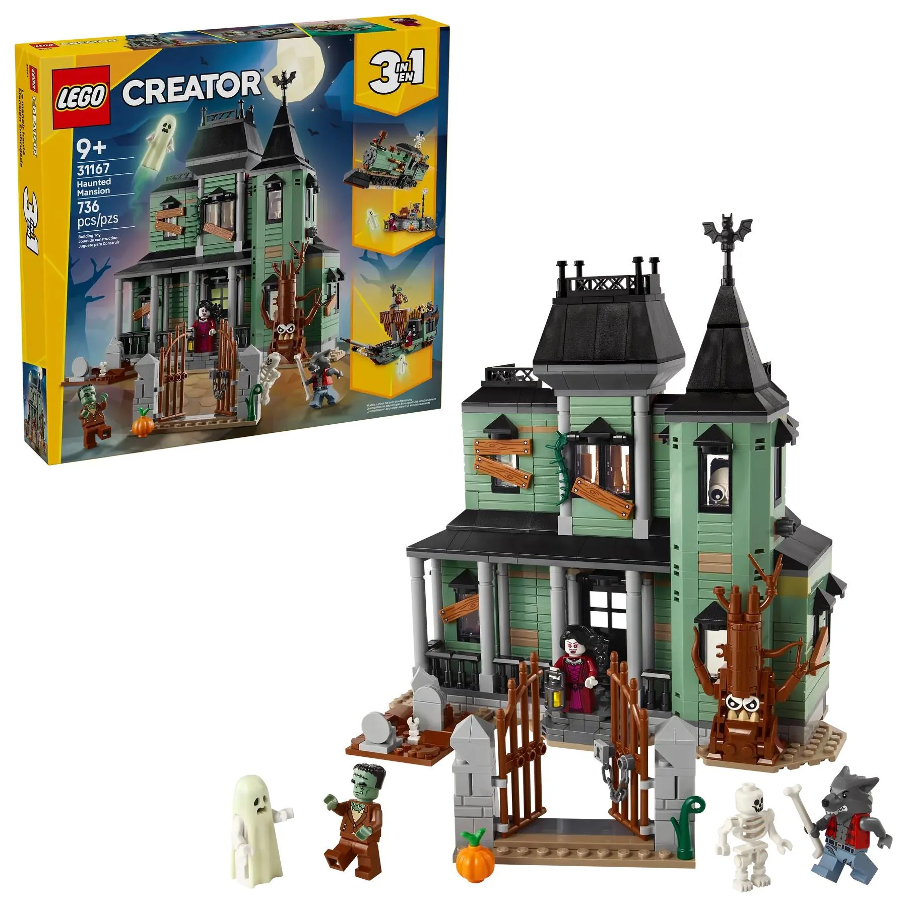 image for LEGO Creator - Дом с привидениями 3 в 1, 736 эл. foto