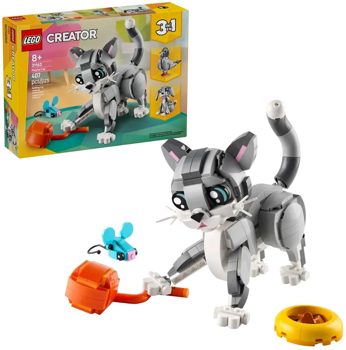 LEGO Creator - Pisicuta 3 in 1, 407 el. foto