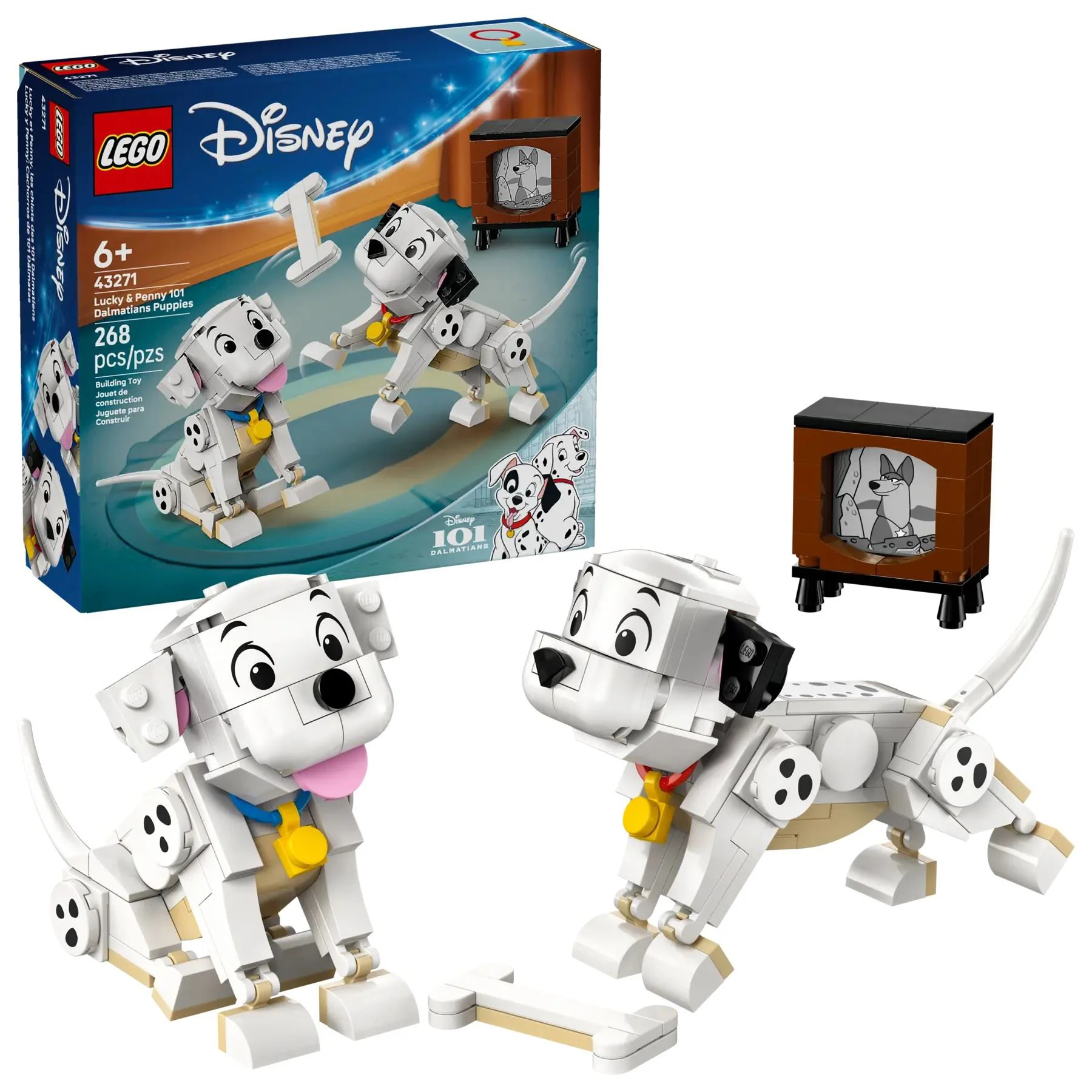 LEGO Disney - Lucky & Penny din 101 Dalmatieni, 268 el. foto