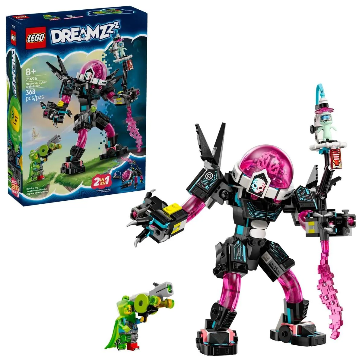 image for LEGO DreamZzz - Mateo vs. Cyber Brain Mech, 368 el. foto