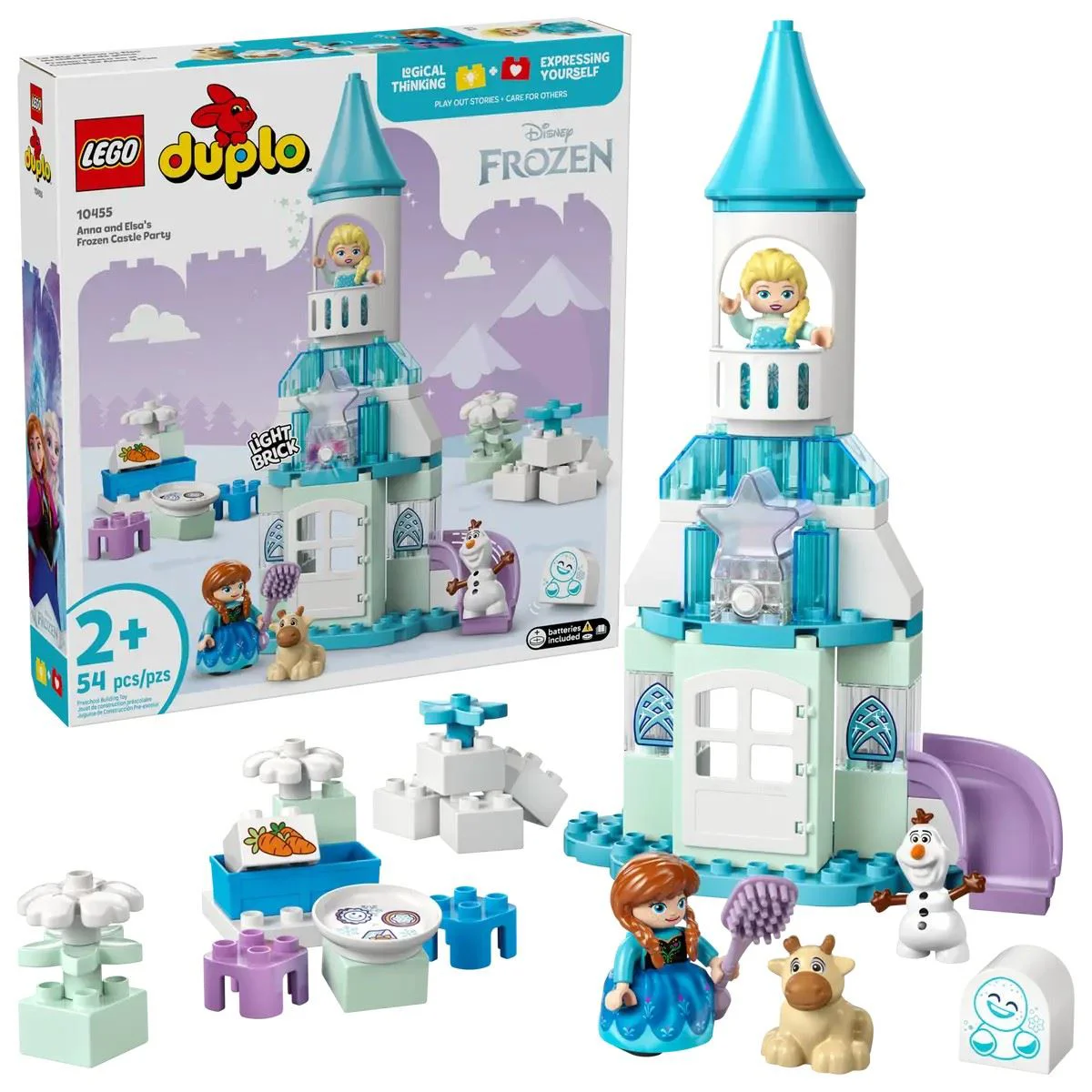 LEGO Duplo - Petrecerea la castelul Frozen Anna and Elsa's Party, 54 el. foto