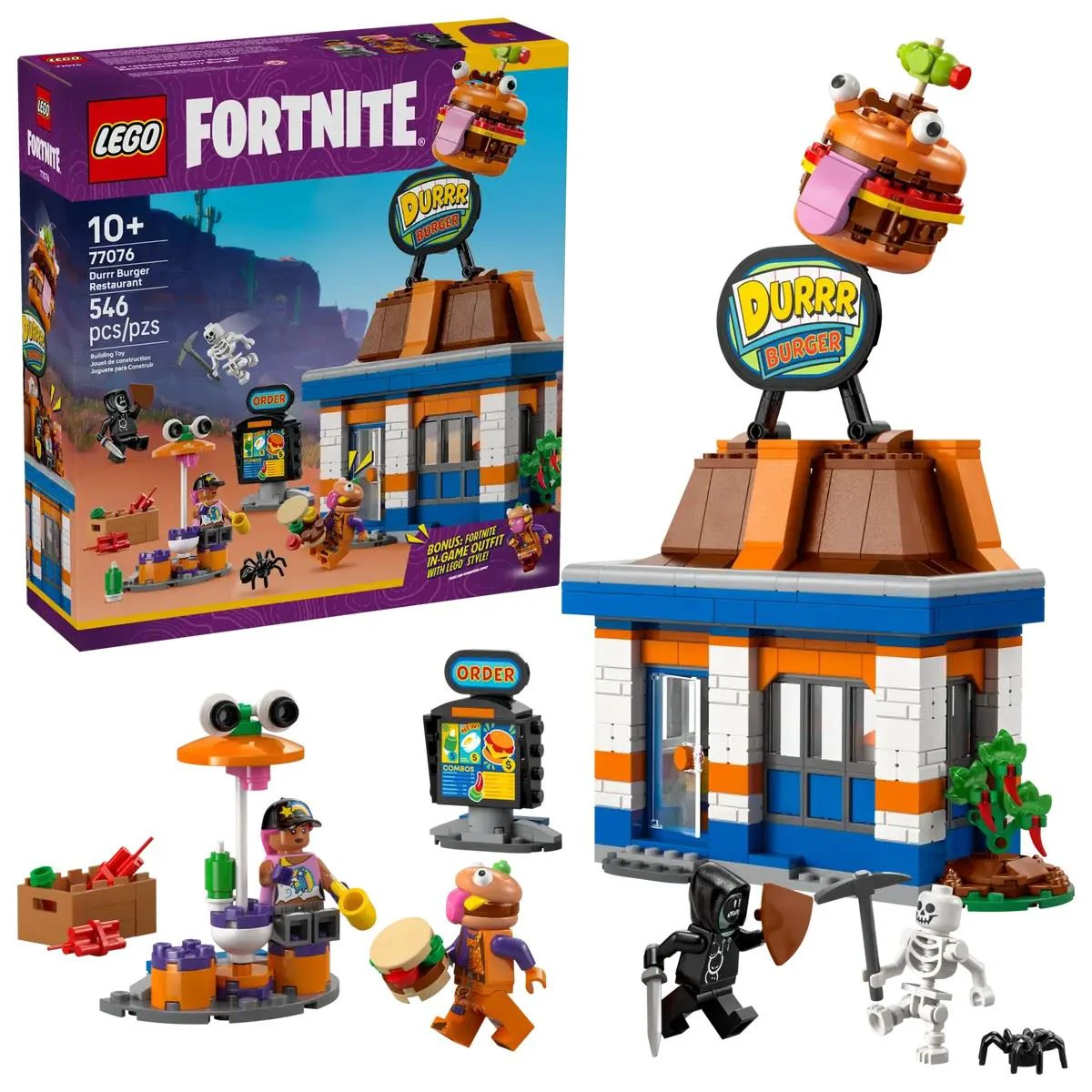 image for LEGO Fortnite - Durrr Burger Restaurant, 546 el. foto
