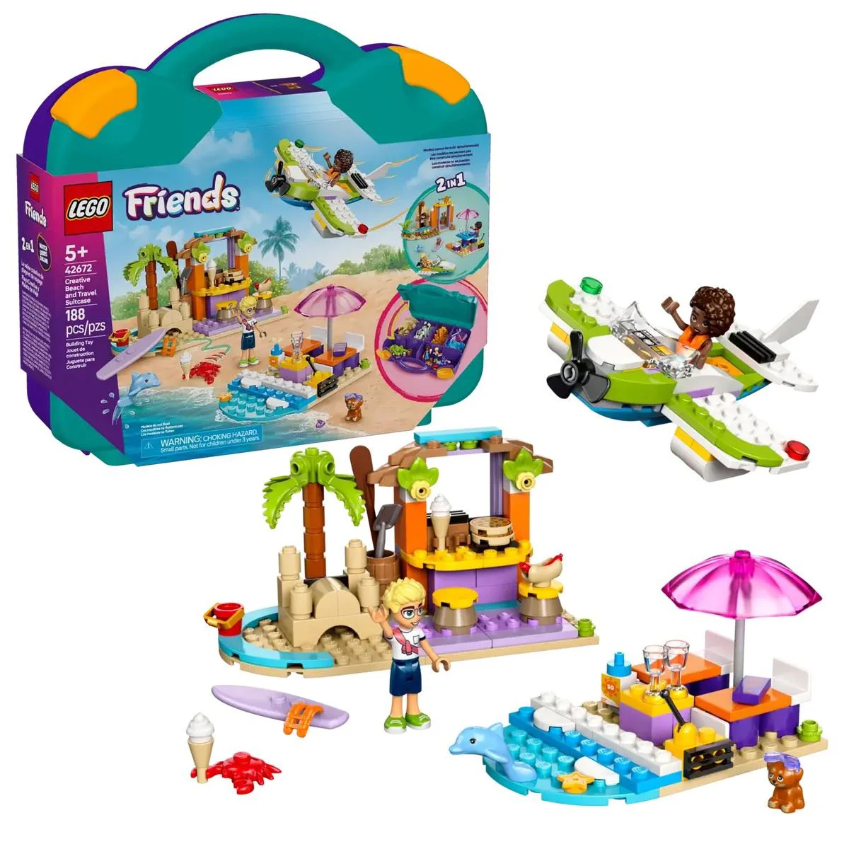LEGO Friends - Valiza Creative Beach & Travel, 188 el. foto