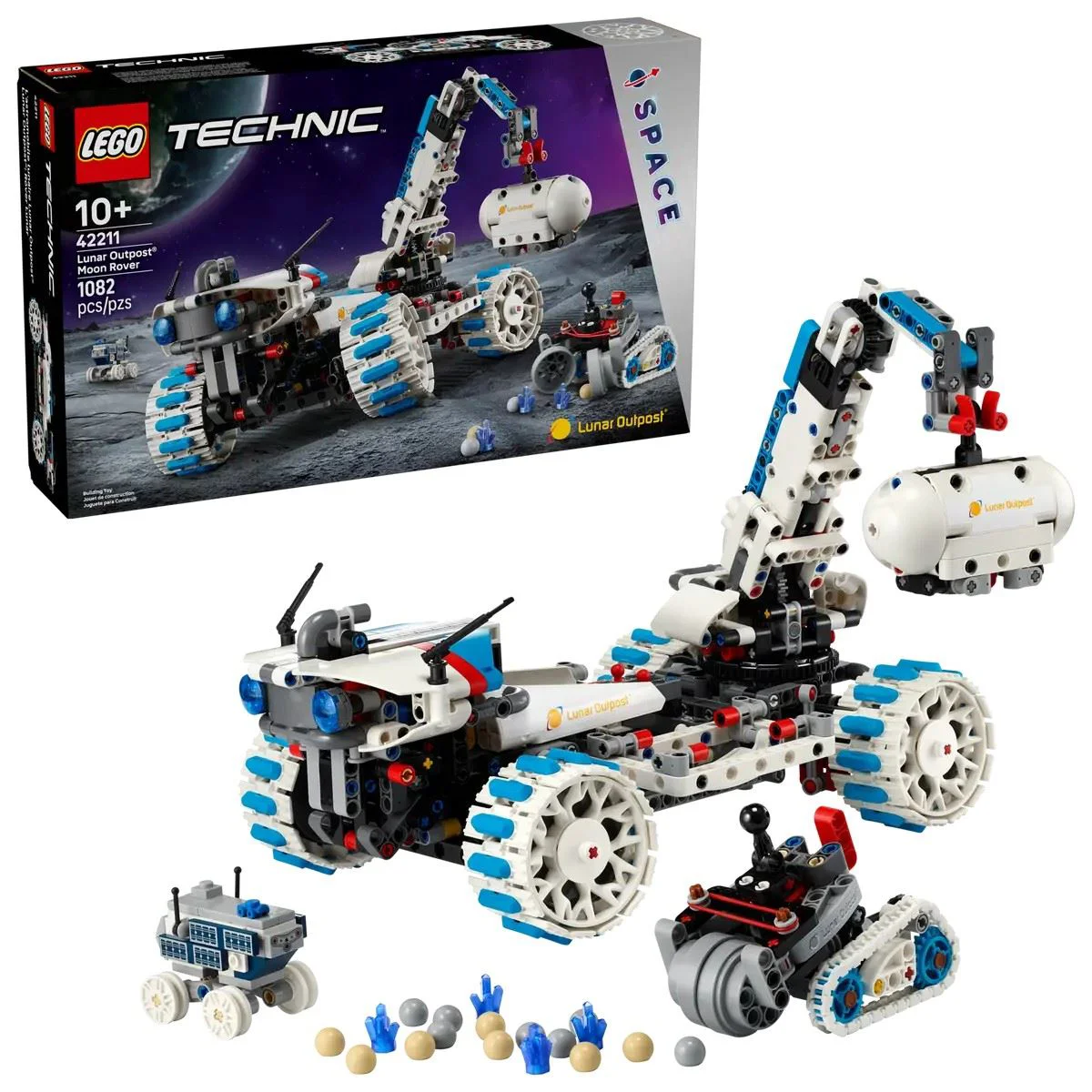image for LEGO Technic - Vehicul Spatial Lunar Outpost Moon Rover, 1082 el. foto