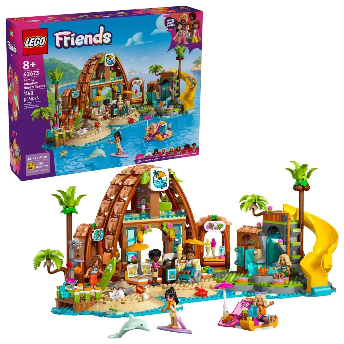 LEGO Friends - Vacanta in familie Beach Resort, 1140 el. foto