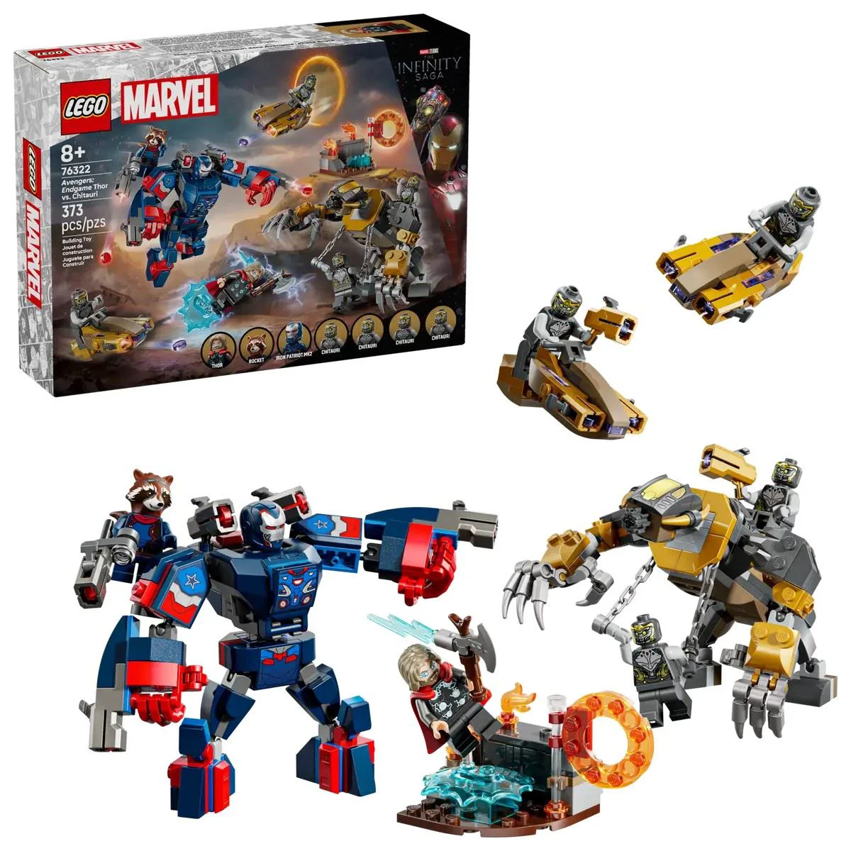 image for LEGO Marvel - Avengers: Endgame Thor vs. Chitauri, 373 el. foto