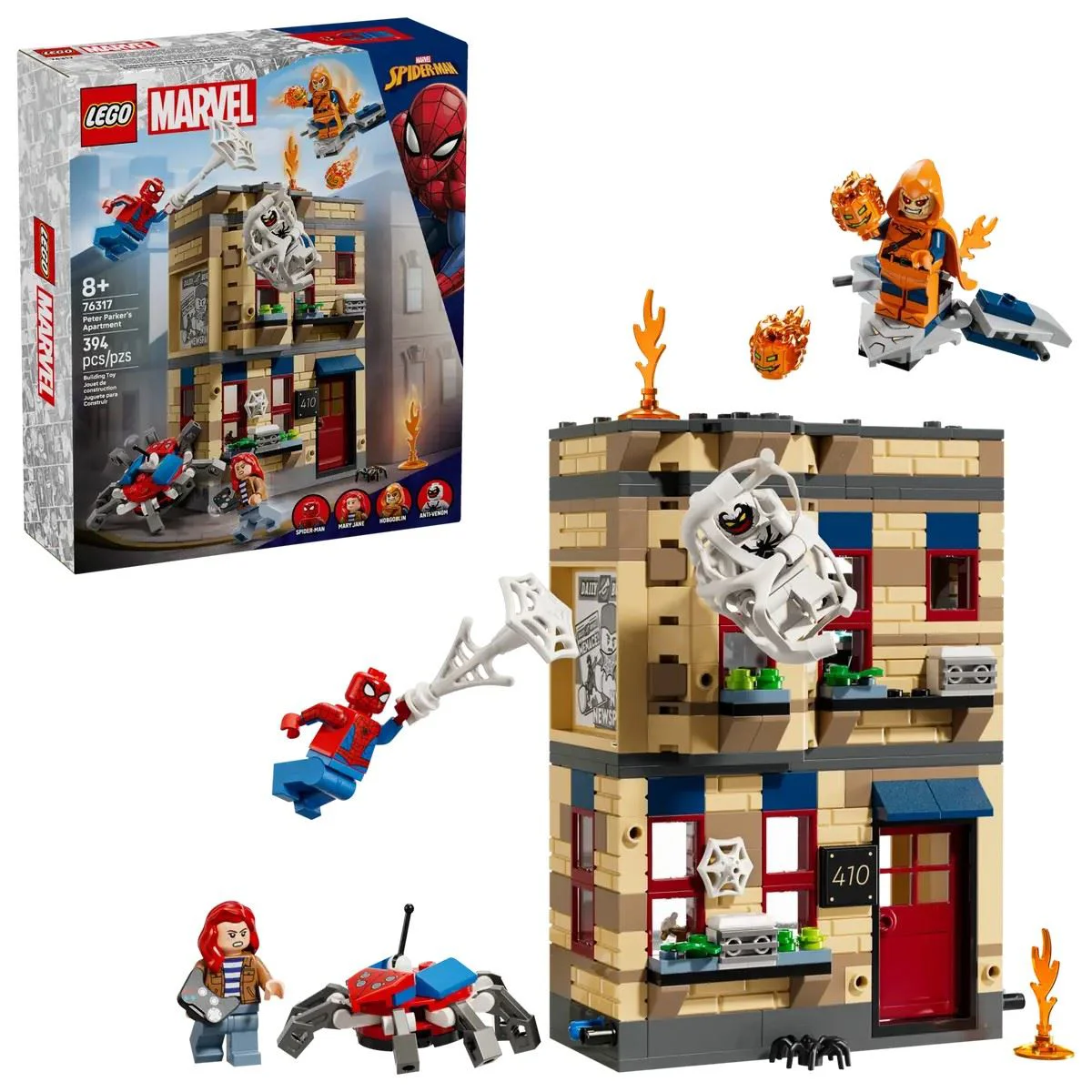 LEGO Marvel - Apartamentul lui Peter Parker, 394 el. foto