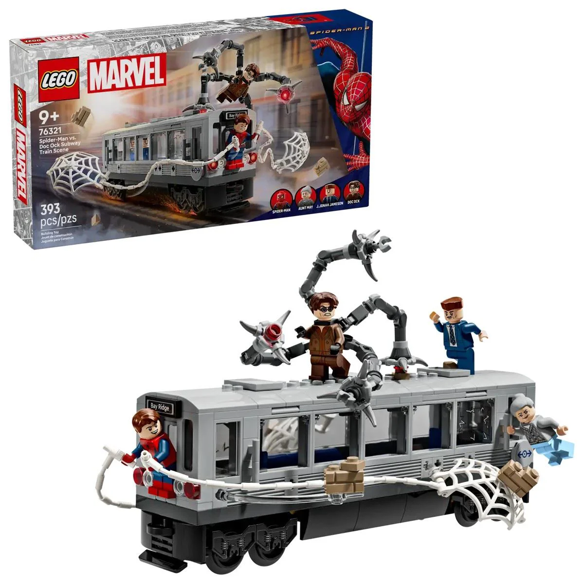 LEGO Marvel - Spider-Man vs. Doc Ock Subway, 393 el. foto