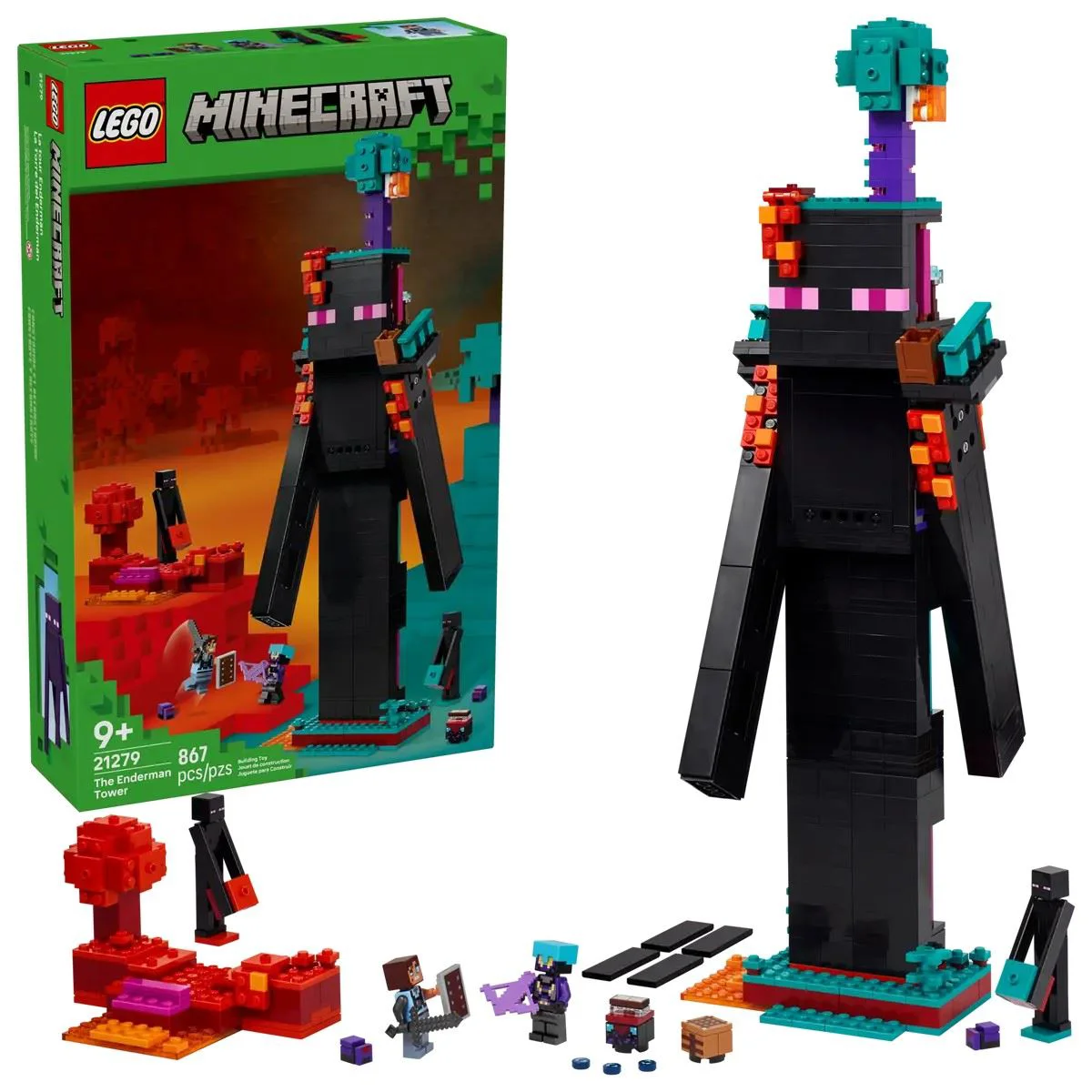 image for LEGO Minecraft - Башня Эндермена, 867 эл. foto