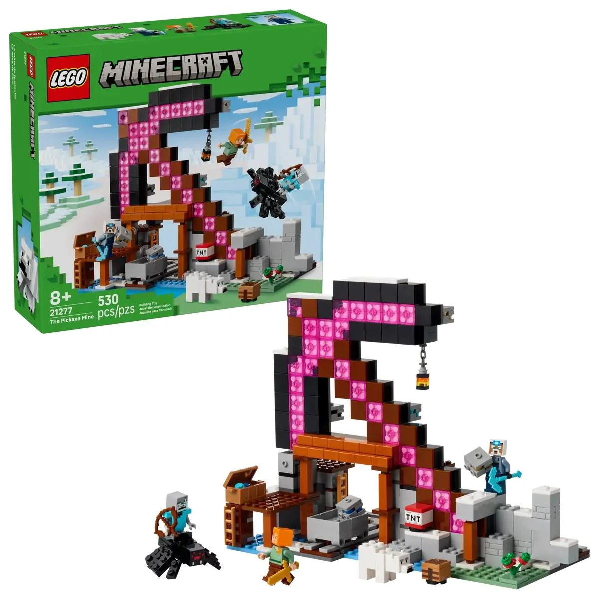image for LEGO Minecraft - Шахта Pickaxe, 530 эл. foto
