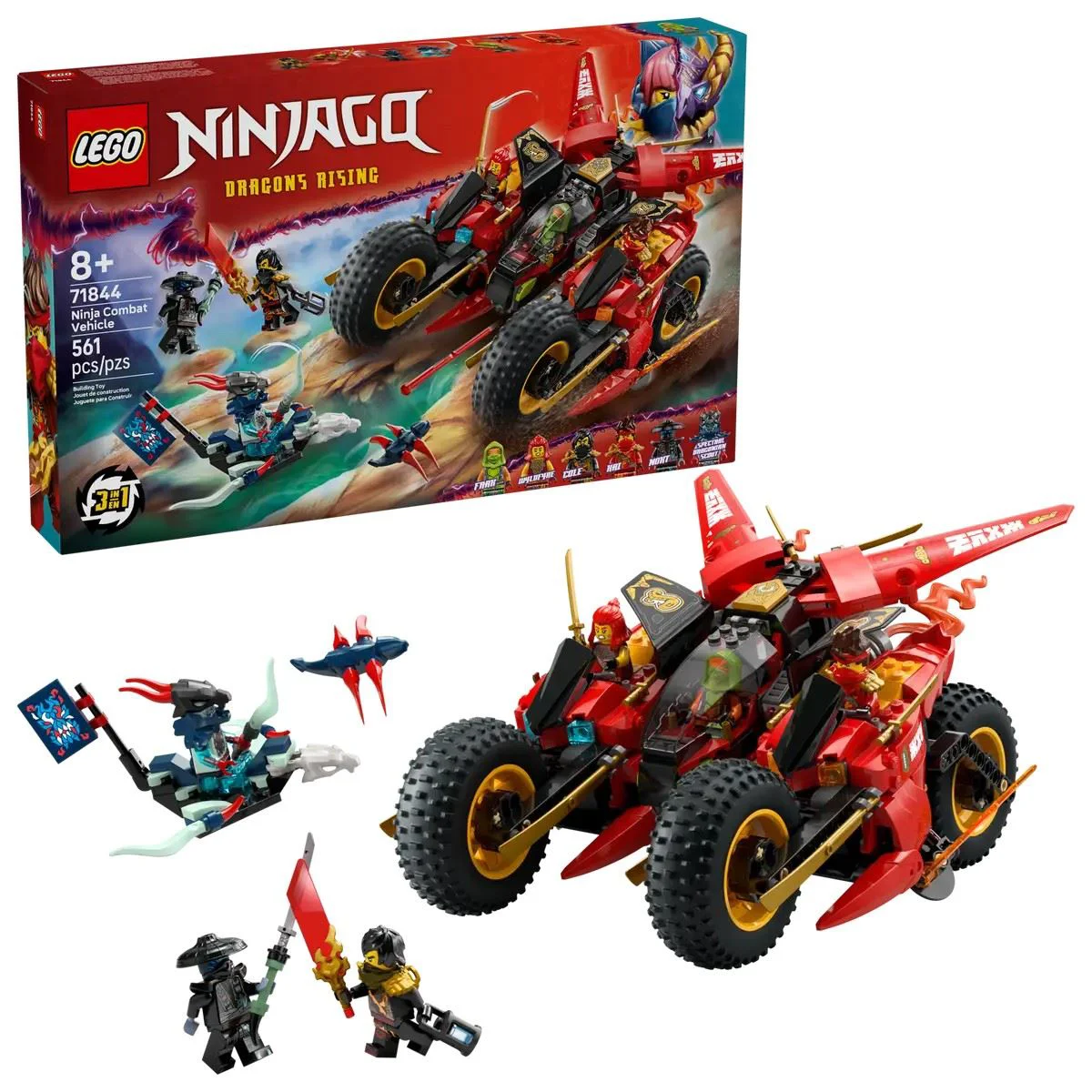 image for LEGO Ninjago - Боевой ниндзя-транспорт, 561 эл. foto