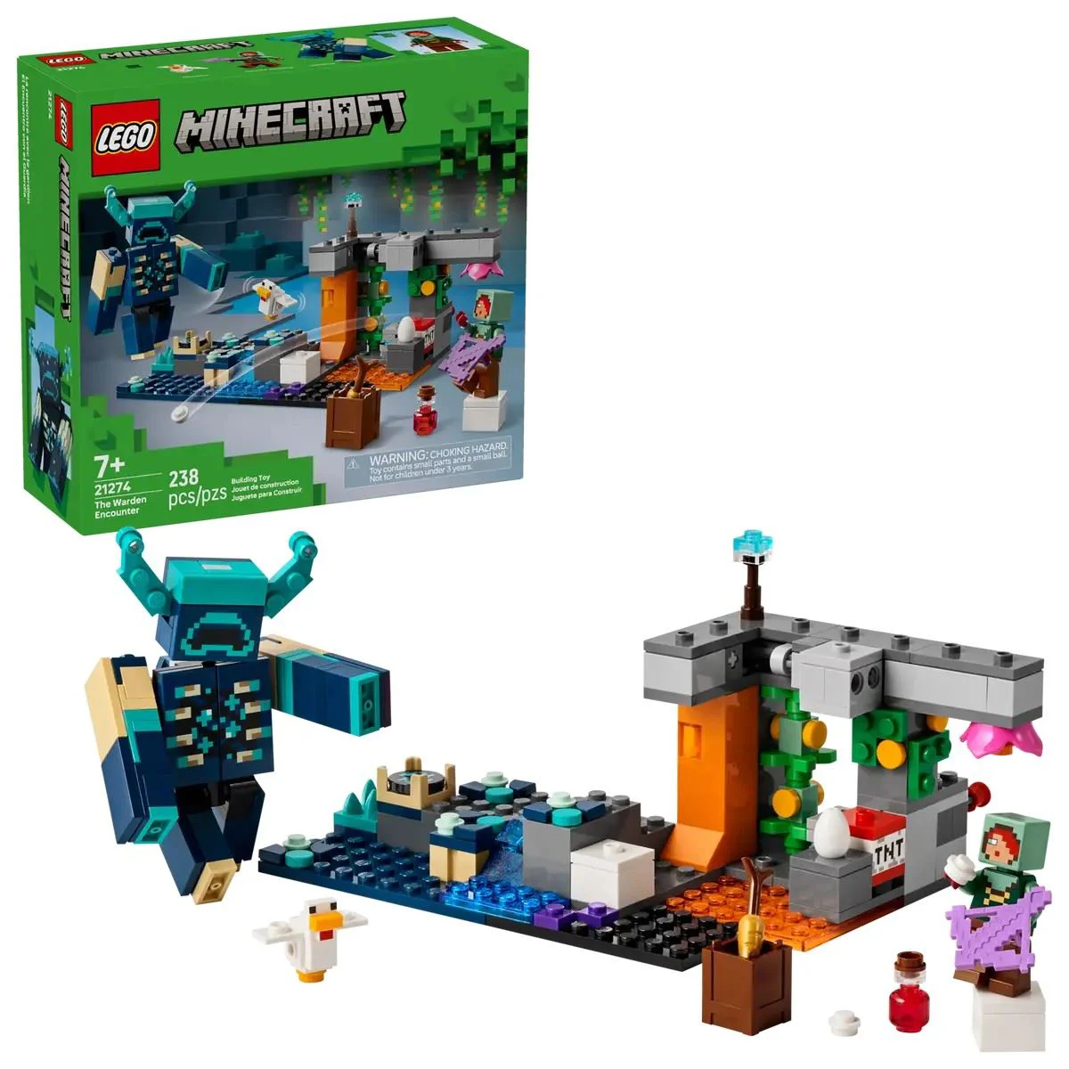 image for LEGO Minecraft - Схватка с Уорденом, 238 эл. foto
