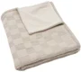 Paturica Jollein Box Knit Warm Sand/Velvet GOTS, 100x150 cm foto