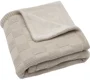 Плед Jollein Box Knit Warm Sand/Velvet GOTS, 75x100 см foto