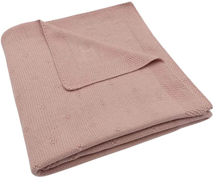 image for Paturica Jollein Cosy Knit Wild Rose, 100x150 cm foto
