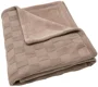 Плед Jollein Box Knit Milky Coffee/Velvet GOTS, 100x150 см foto
