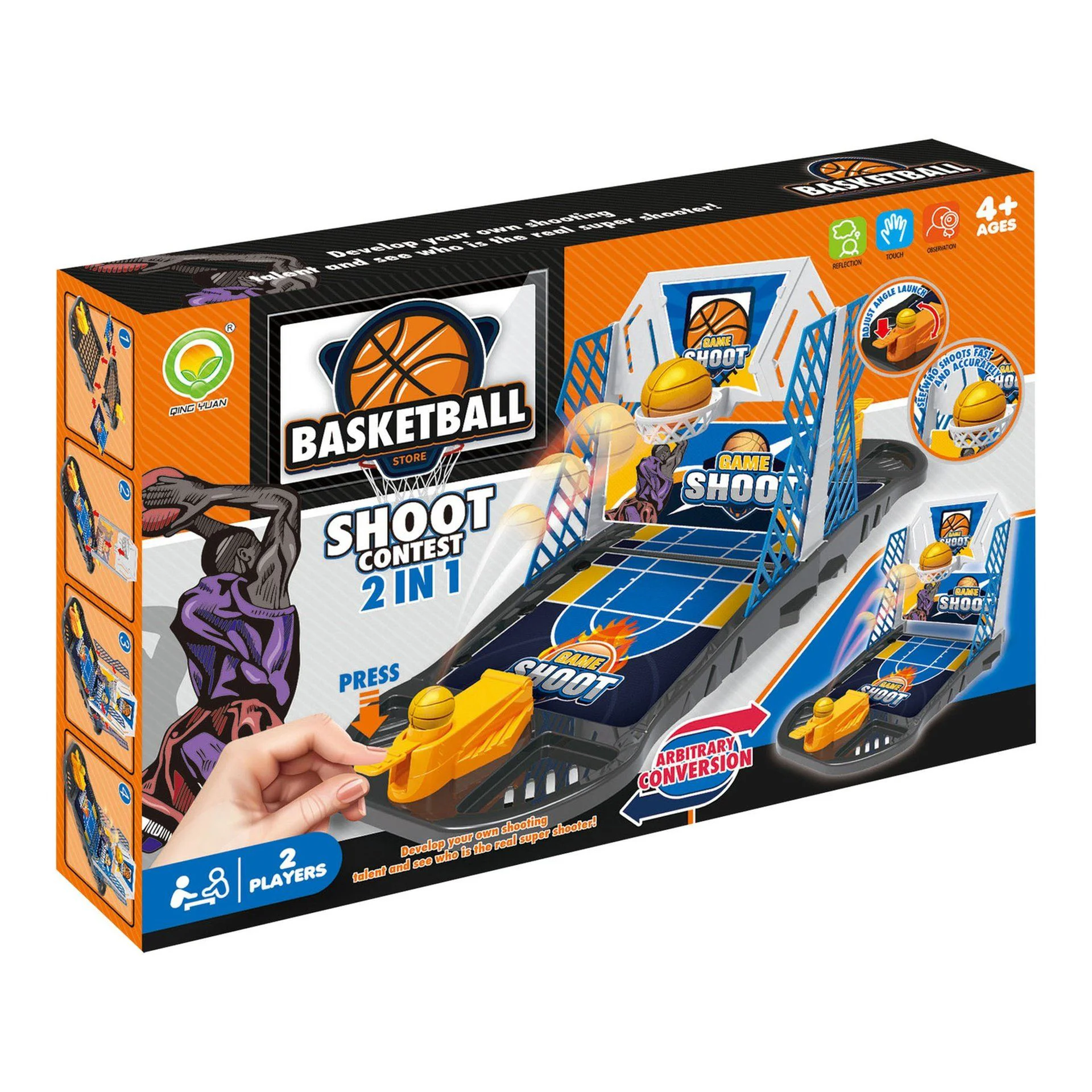 image for Joc de masa Board Games Mini-basket, 2 in 1 foto