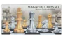 Joc de masa Board Games Sah magnetic cu piese aurii si argintii foto