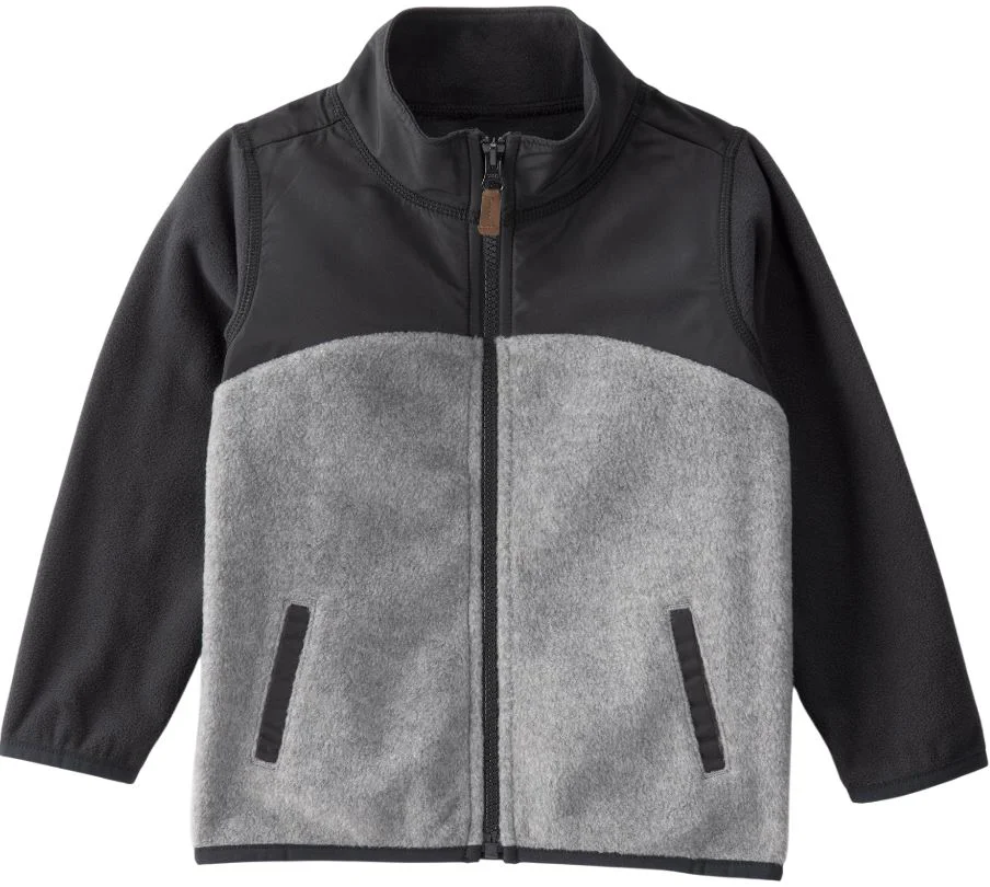image for Carter's Jacheta cu fermoar Grey Black foto
