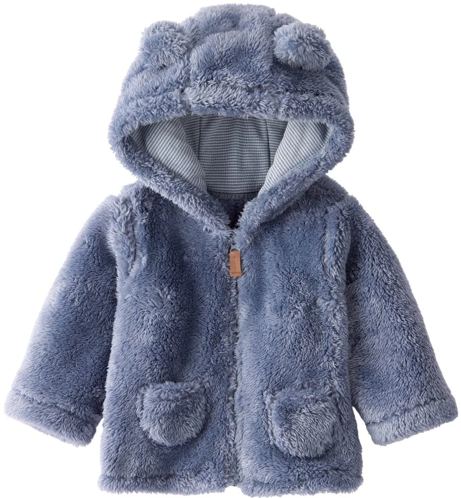image for Carter's Cardigan captusit cu sherpa si gluga Blue Solid foto