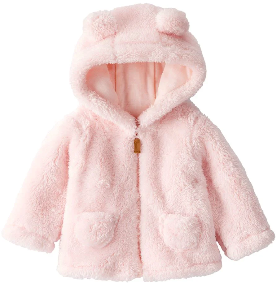 image for Carter's Cardigan captusit cu sherpa si gluga Pink Solid foto
