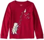 Carter's Bluza cu maneca lunga Red Polar Bear foto