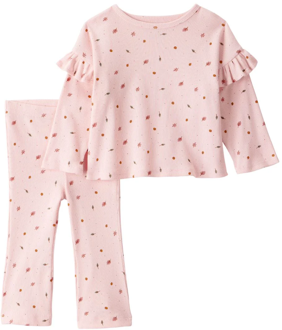 image for Carter's Set 2 piese Pink Floral - bluza si pantaloni foto