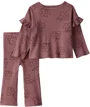 Carter's Set 2 piese Brown Floral - bluza si pantaloni foto