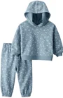 Carter's Комплект 2 в 1 Blue Floral - худи с капюшоном и штаны foto
