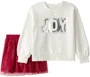 Carter's Set 2 piese Christmas Red White - bluza si fustita foto