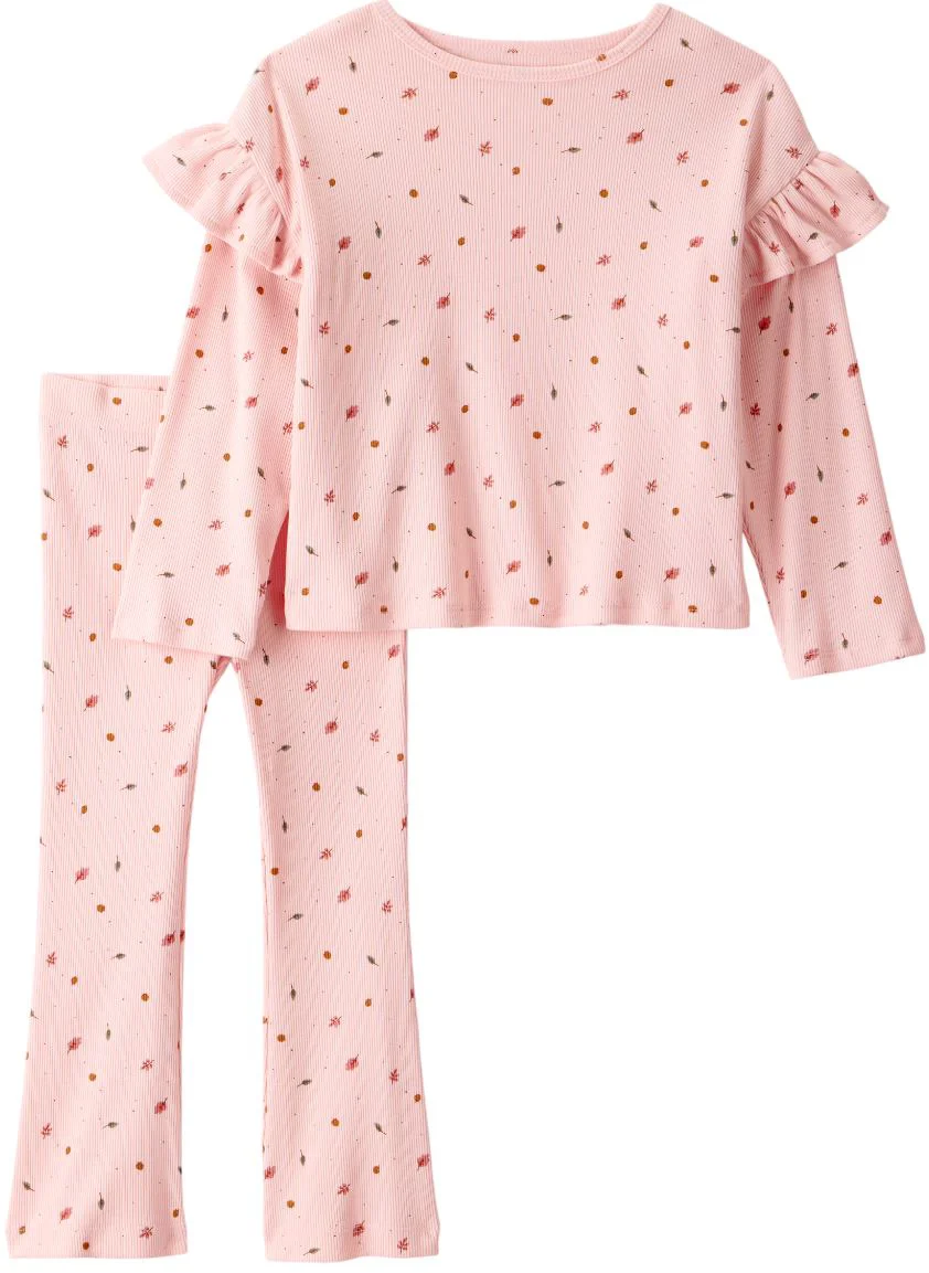 image for Carter's Set 2 piese Pink Floral - bluza si pantaloni foto