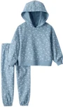Carter's Set 2 piese Blue Floral - hanorac cu gluga si pantaloni foto