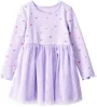 Carter's Платье с длинными рукавами и тюлем Purple Heart foto