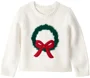 Carter's Свитер Christmas Sweater White Wreath foto