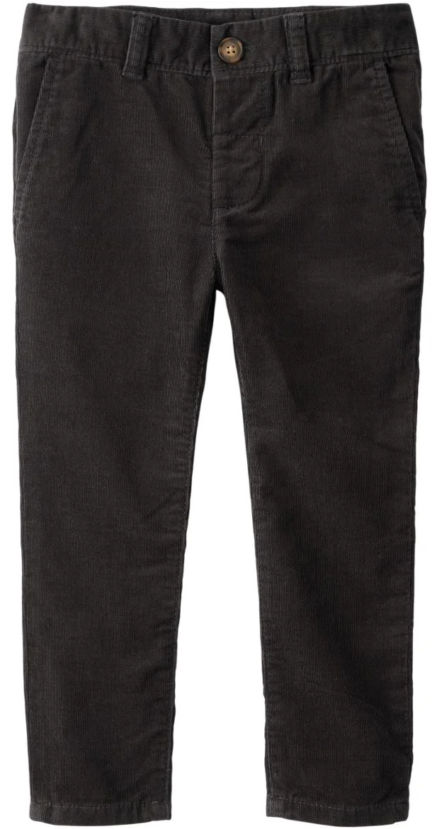Carter's Pantaloni din catifea raiata Cord Black foto