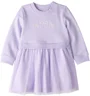 Carter's Rochita cu maneca lunga cu tul Lavender Bow foto