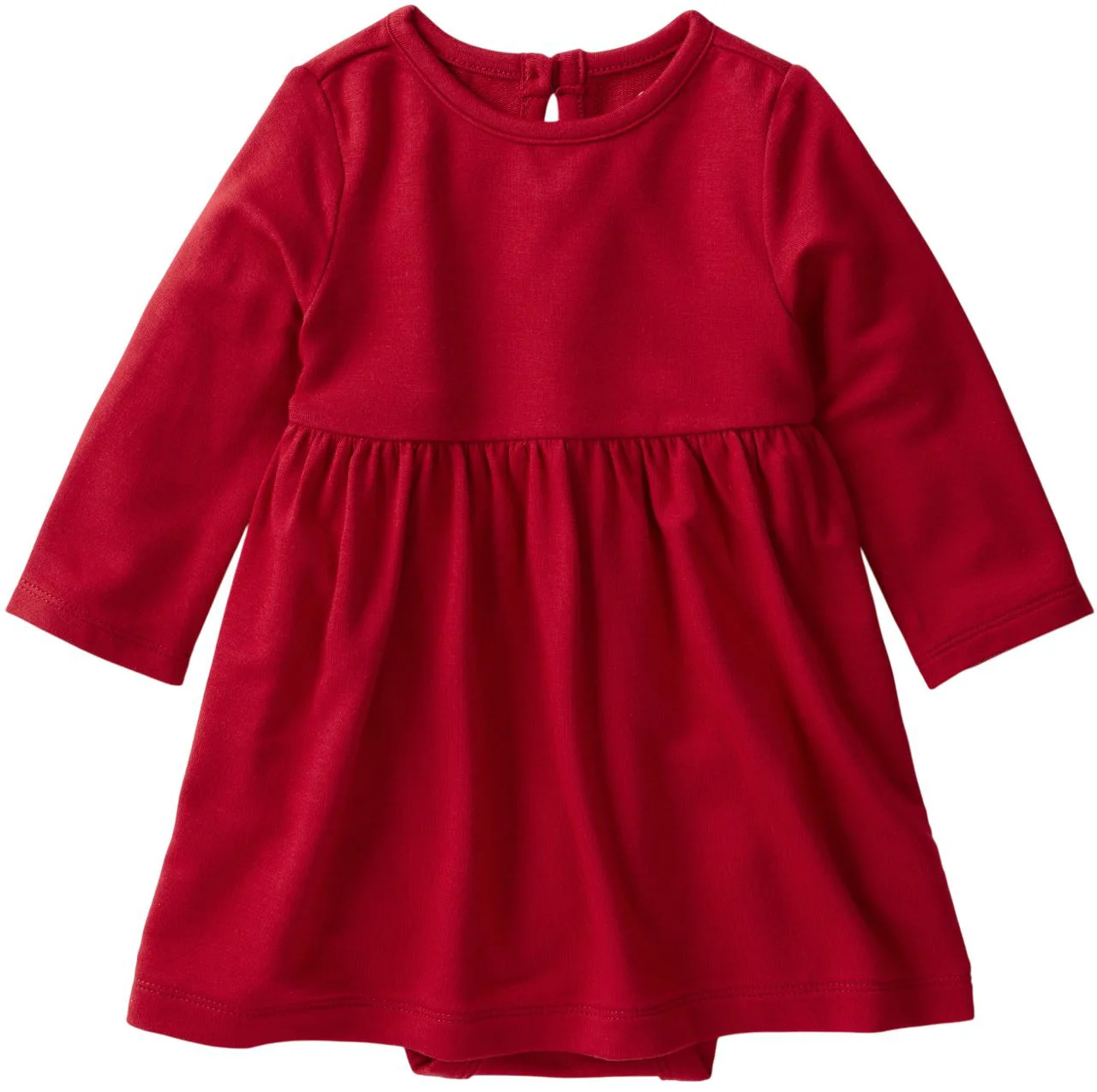 image for Carter's Rochita tip body cu maneca lunga Christmas Red Solid foto