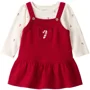 Carter's Комплект 2 в 1 Christmas Red Candy Cane - Платье-сарафан и боди foto