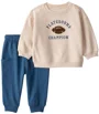 Carter's Set 2 piese Football Ivory - hanorac si pantaloni foto