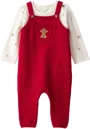 Carter's Set 2 piese Christmas Red Gingerbread Overall - bluza si salopeta foto
