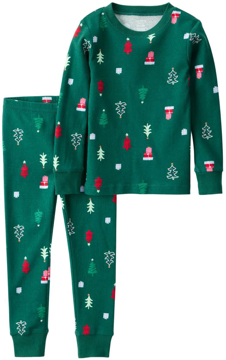 Carter's Pijama din bumbac Christmas Tree foto