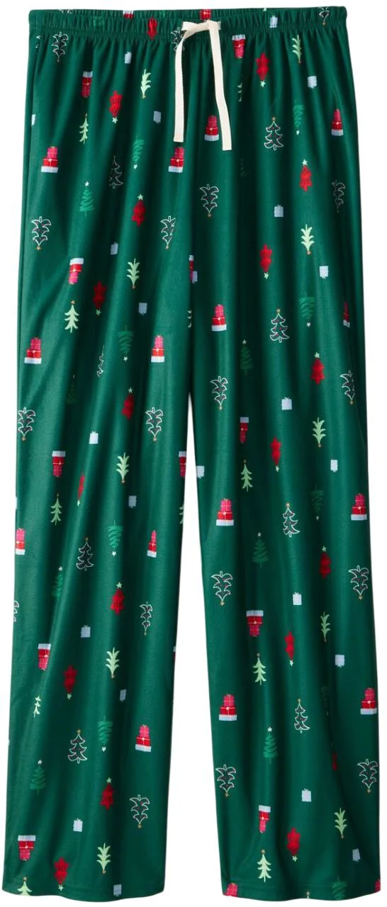 image for Carter's Pantaloni pentru adulti unisex din fleece Green Christmas Tree, marimea XS foto