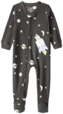 Carter's Pijama din fleece cu botosei Grey Rocket Ship foto