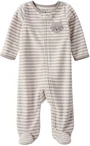 Carter's Pijama din microfleece Brown Stripe Fox Pocket foto