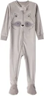 Carter's Pijama Velboa Grey Racoon Face foto