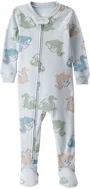 Carter's Pijama din bumbac cu botosei Blue Dragon foto
